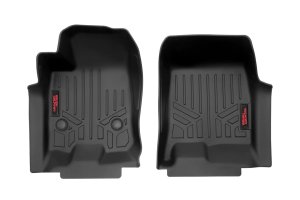 GMC Canyon Floor Mats - Front - Rough Country - Heavy Duty Floor Mats and Rear Cargo Liners - '23-'24